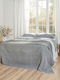 Aigaion Super Soft Tagesdecke Einzelbett Black 170x240cm