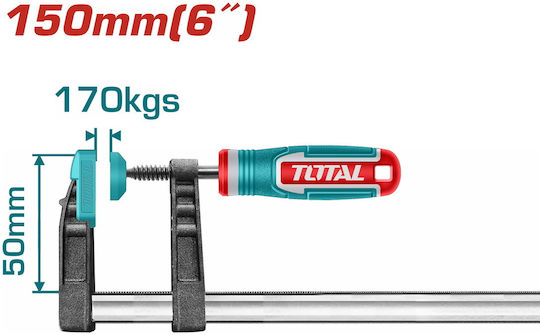 Total Επαγγ Σφιγκτηρας Μαραγκων 50 Χ 150mm Tht1320501