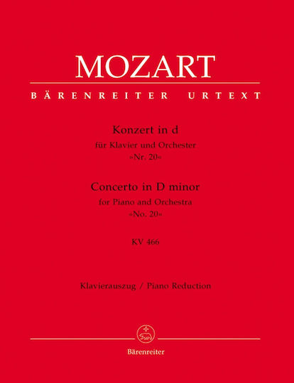 Barenreiter Mozart Piano Concertos Nr.20 In D Minor Kv466 Barenreiter Mozart Piano Concertos Nr.20 In D Minor Kv466
