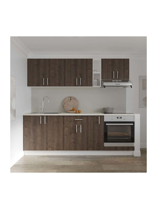 Jolly Floor Cabinet with Countertop Oak Bronze/...