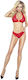 Red Lace Set By Provocative