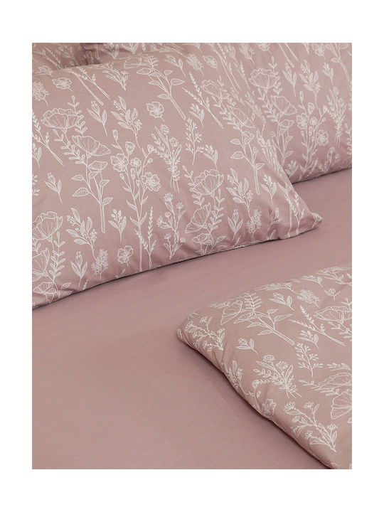 Sunshine Cotton Feelings 2050 Σετ Μαξιλαροθήκες με Φάσα 2050 Powder 50x70εκ.
