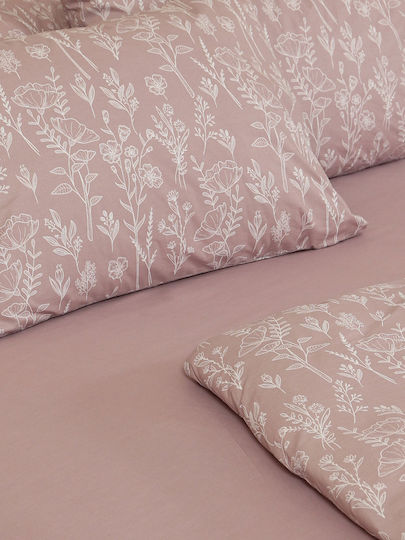 Sunshine Cotton Feelings 2050 Kissenbezug-Set mit Umschlagumschlag 2050 Powder 50x70cm.