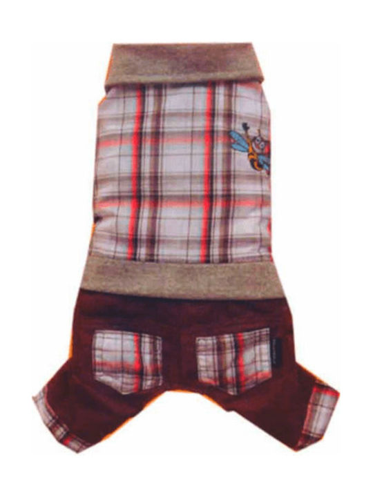 Doggy Dolly Φόρμα Casual Καρώ Καφέ C260 X-large Doggy Dolly