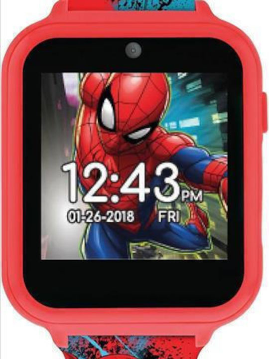 Disney Ceas digital pentru copii Spiderman cu curea din cauciuc/plastic Roșu Disney Ceas digital pentru copii Spiderman cu curea din cauciuc/plastic Roșu
