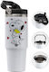 Koupakoupa Snoopy Love Μπουκάλι Θερμός Ανοξείδωτο 890ml Καφέ