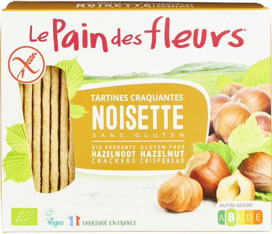 Le pain des fleurs Organic Crackers with flavor Chocolate Gluten Free 150gr