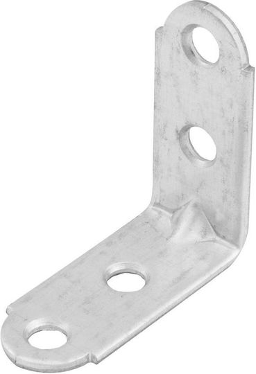Carpenter's Galvanized Corner Shelf Silver 40x40mm 100pcs 02682