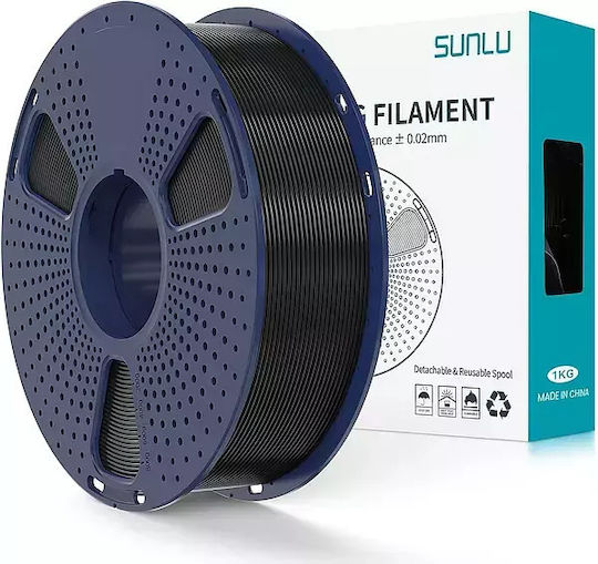 Sunlu PLA+ 2.0 3D Printer Filament 1.75mm Black 1pcs Spool