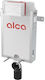 Alcaplast Wall Mounted Plastic Low Pressure Rectangular Toilet Flush Tank