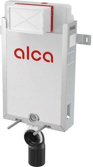 Alcaplast Wall Mounted Plastic Low Pressure Rectangular Toilet Flush Tank