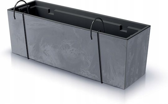 Urbi Balcony Planter Concrete Effect Duc600ew Marengo