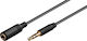 Goobay Goobay 3.5mm Jack Cable - 3.5mm Male to 3.5mm Male Gold Plated Terminals 2m