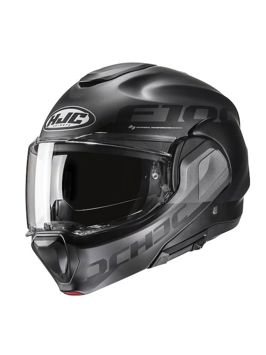 HJC F100 Hetal MC5SF Flat Titanium Motorcycle H...