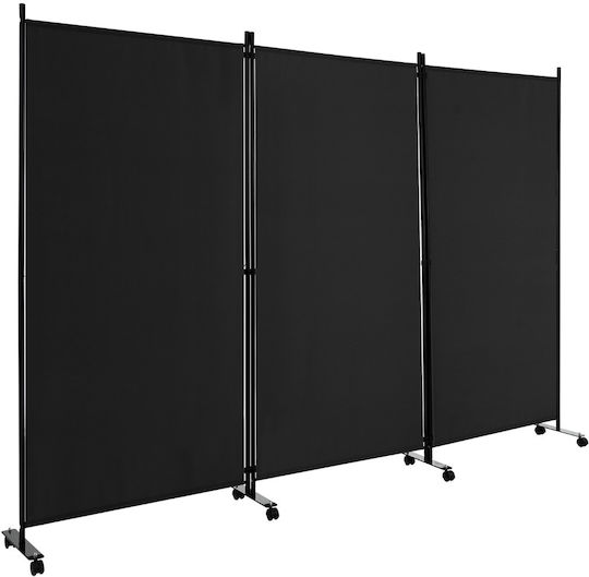 Costway Διακοσμητικό Παραβάν Μεταλλικό 262x180cm
