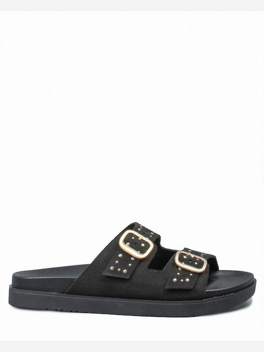Γυναικεία Σανδάλια Flatforms Μαύρα