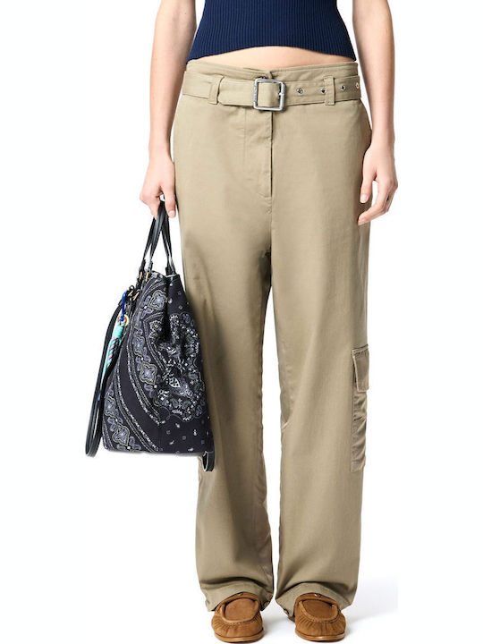 パンツ PINKO Woman Pants Grey 104661A2EG U95 Pinko Women's Fabric Cargo Trousers Grey 104661A2EG-001U95