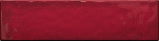 Tubadzin Плочка За под На закрито Сияен 29.8x7.8см Red