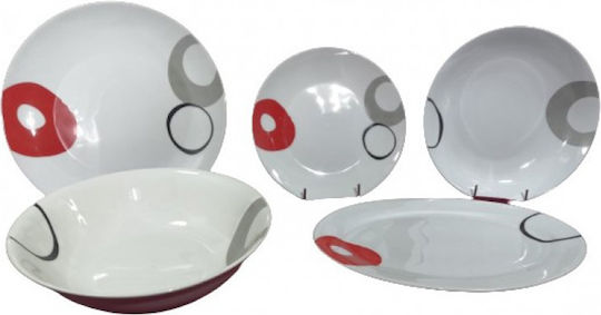 Galifas White Porcelain Dinnerware Set 20pcs