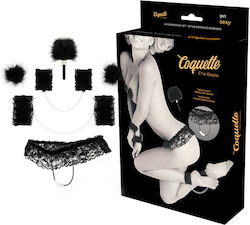 Coquette BDSM Комплект в Черен Цвят