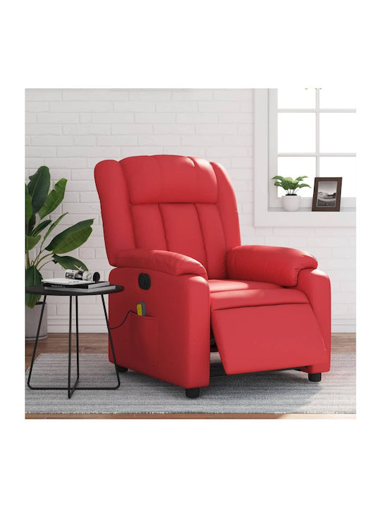 Relax Armchair Massage with Footstool from Leat...