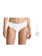 Bikinihosen Slip Weiß