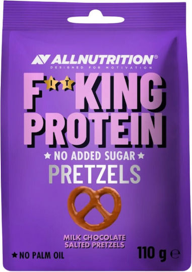 Allnutrition Протеинови Пръчици Млечен Шоколад Солени 110 Грама Млечен Шоколад