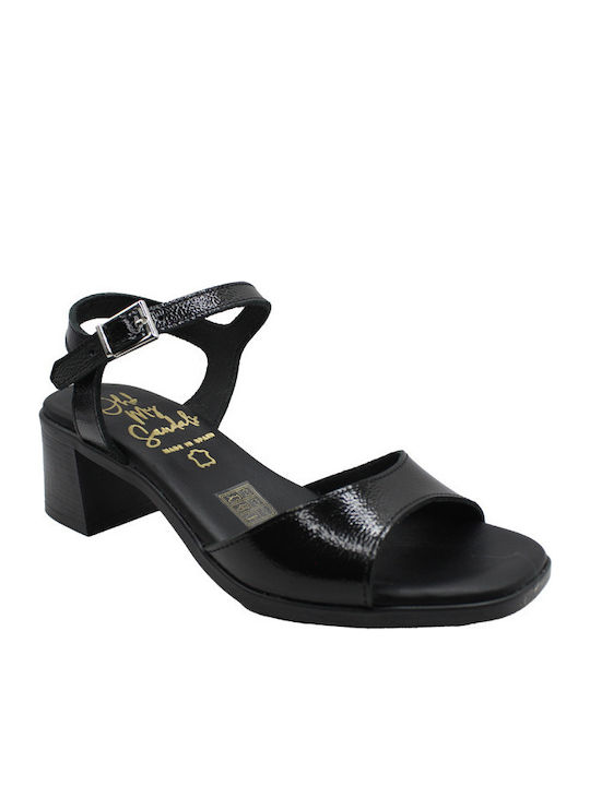 Oh My Sandals Πέδιλα Μαύρα