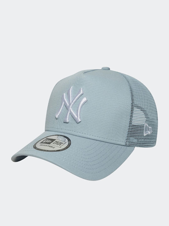 New Era Trucker Cap Femme – New York Yankees Denim Sky Blue – Style Iconique !