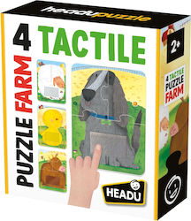 Headu 4 Puzzle Tactile cu Animale de Fermă Piese Mari Copii Peste 2 Ani Headu 4 Puzzle Tactile cu Animale de Fermă Piese Mari Copii Peste 2 Ani