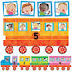 Headu Ecoplay Little Train 123 Puzzle