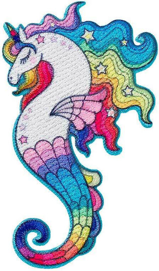 Einhorn-Seepferdchen Applikation Mono Quick 14154 8 x 4,7 cm zum Aufkleben Onp-14154