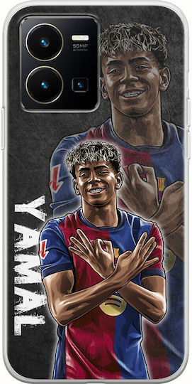 Fotbal Stele Lamine Yamal Vivo Y35 TPU Flexibil Silicon Transparent