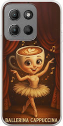 Brainrot Ballerina Cappuccina Motorola Moto G15 Flexibles TPU Transparentes Silikon Brainrot Ballerina Cappuccina Motorola Moto G15 Flexibles TPU Transparentes Silikon