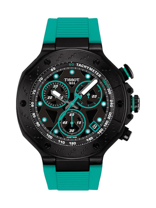 Tissot Мъжки Часовник Хронограф На батерия с Зе...