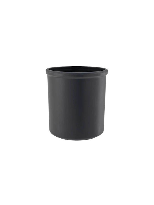 Leni Design Jar Plastic Gray 12.5x12.5x13.3cm.