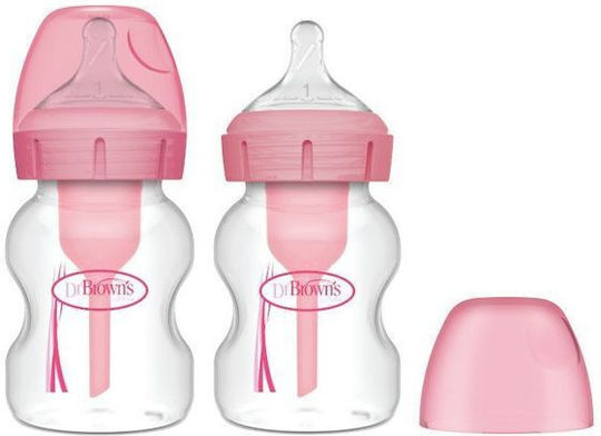 Brown's Plastic Baby Bottle Set Anti-Colic with Silicone