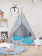 Kids Indian Teepee Play Tent 21003403 Blue