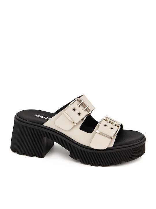 Ragazza Leder Sandalen Beige