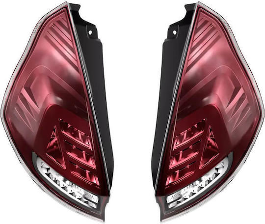 Rear Lights Set Ford Fiesta 13-17 Full Led Dynamic Osram Ledriving Ledtl101 Cl Vs1
