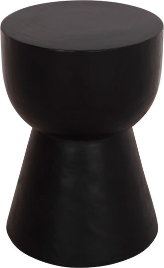 Hocker Für das Wohnzimmer Hölzernes Suar Black 30x30x45cm