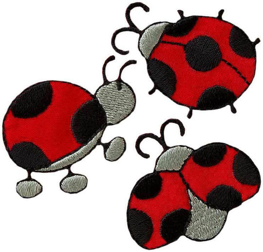 Application 3 Ladybugs Mono-quick 10064 3.6 x 2.8 cm Glue-On