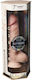 SilexD Glass Dildo with Balls and Suction Cup Flesh 18cm