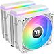 Thermaltake Astria 600 Ψύκτρα Επεξεργαστή για Socket AM4/AM5/1200/115x/1700 με ARGB Φωτισμό Λευκή