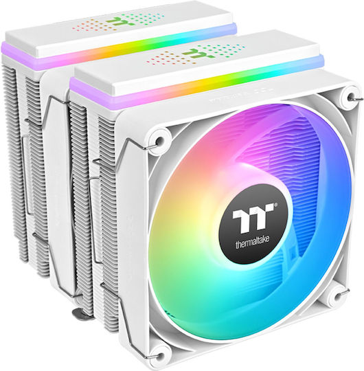 Thermaltake Astria 600 Ψύκτρα Επεξεργαστή για Socket AM4/AM5/1200/115x/1700 με ARGB Φωτισμό Λευκή