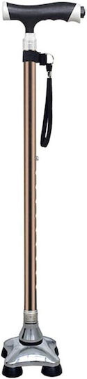 Baston telescopic pliabil din aluminiu cu mâner negru General Trade 07981443 Generaltrade