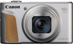 Canon PowerShot SX740 HS Lite 20.3MP 4K UHD Οπτικό Ζουμ 40x Ασημί Canon PowerShot SX740 HS Lite 20.3MP 4K UHD Οπτικό Ζουμ 40x Ασημί