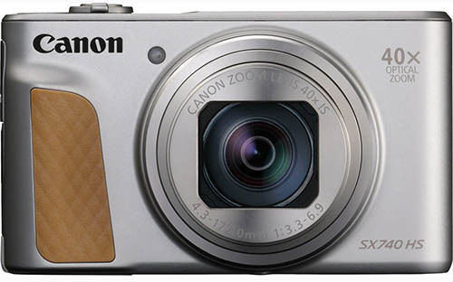 Canon PowerShot SX740 HS Lite Компактен Фотоапарат 20.3МР Оптично Увеличение 40x Сребриста