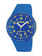 Lorus Men's Watch Battery with Blue Rubber Strap