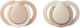 Tommee Tippee Биберони Силикон Бежово / Екрю за 0-2 месеци 2бр